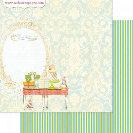 Papier do scrapbookingu dwustronny 30,5 x 30,5 cm PARTY TIME 12 szt. webster`s pages